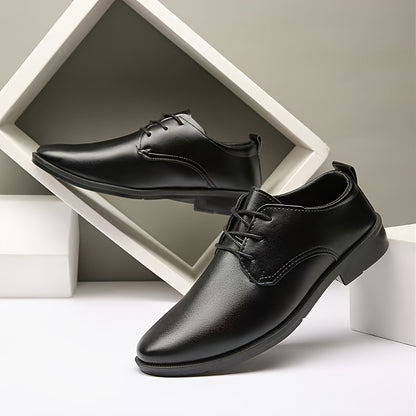Men's Lace-Up Oxford Dress Shoes, Comfortable Non-Slip Formal Shoes