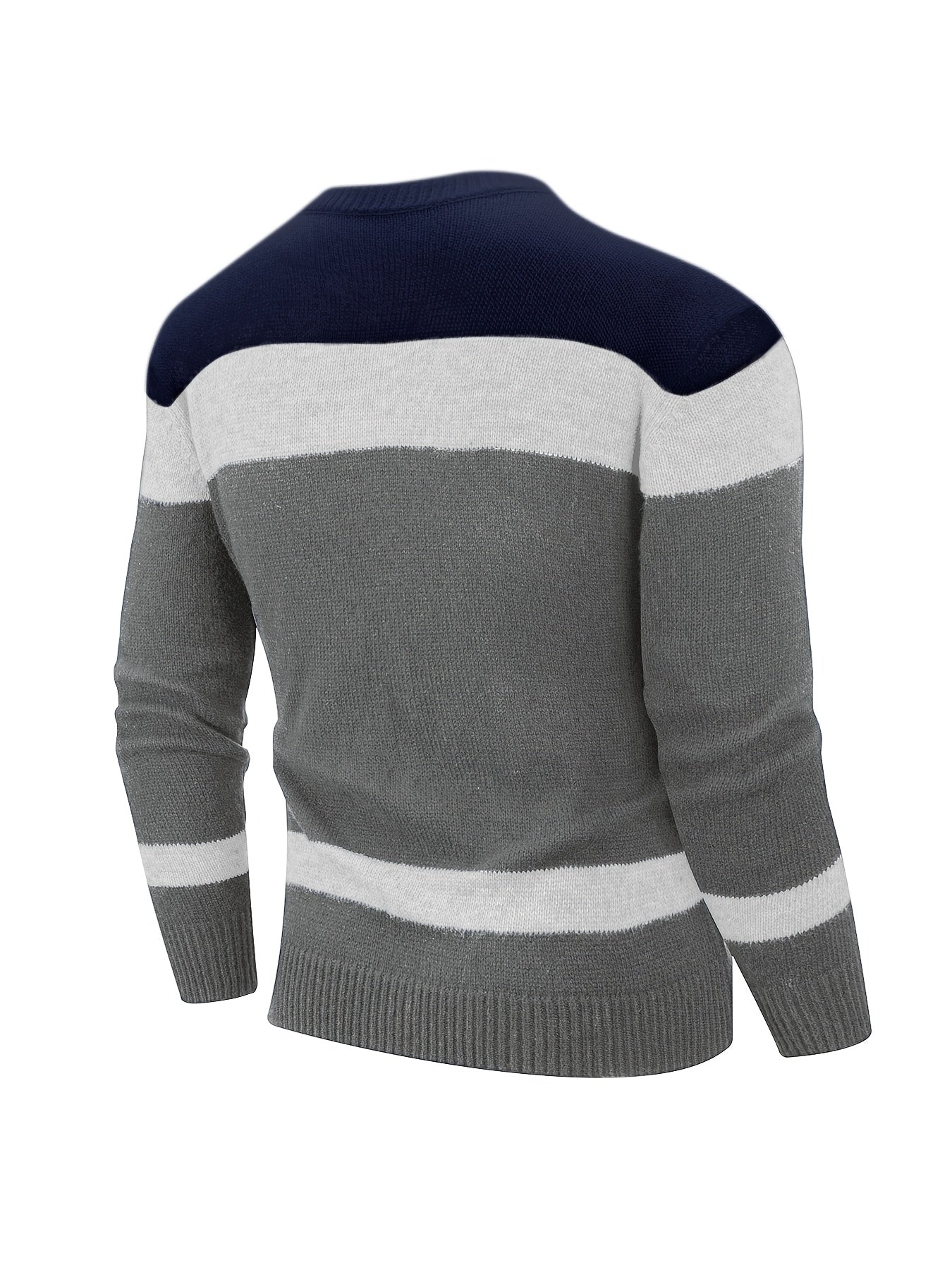 New Fashion Versatile Casual Men's Knit Pullover