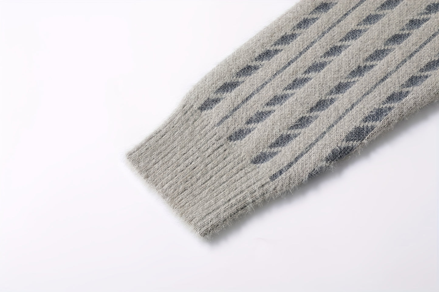 Men'S Stylish Thick Knit Sweater for Autumn And Winter, a New Casual Pullover for Warmth