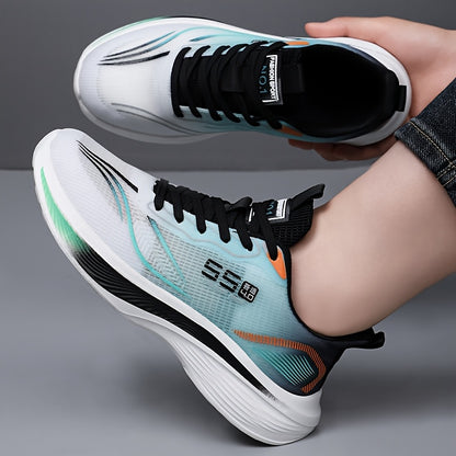 Men's Shoes Spring Summer Mesh Breathable Super Light Casual Sneaker, Men's Soft Sole Anti-skid Shock Absorption Student Running Sneaker-plus Size Tennis Casual Walking Fitness Hiking Shoes-perfect Sneaker for Outdoor Adventu