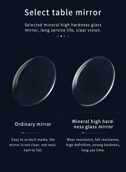 LIGE Watch, Fashion Teen Men's Watches, Multifunctional Stainless Steel Quartz Watches, Waterproof Watches, for Sports, College Various Scenes, Holiday Gifts, Party Gifts, Birthday Gifts, Black Blue Watches