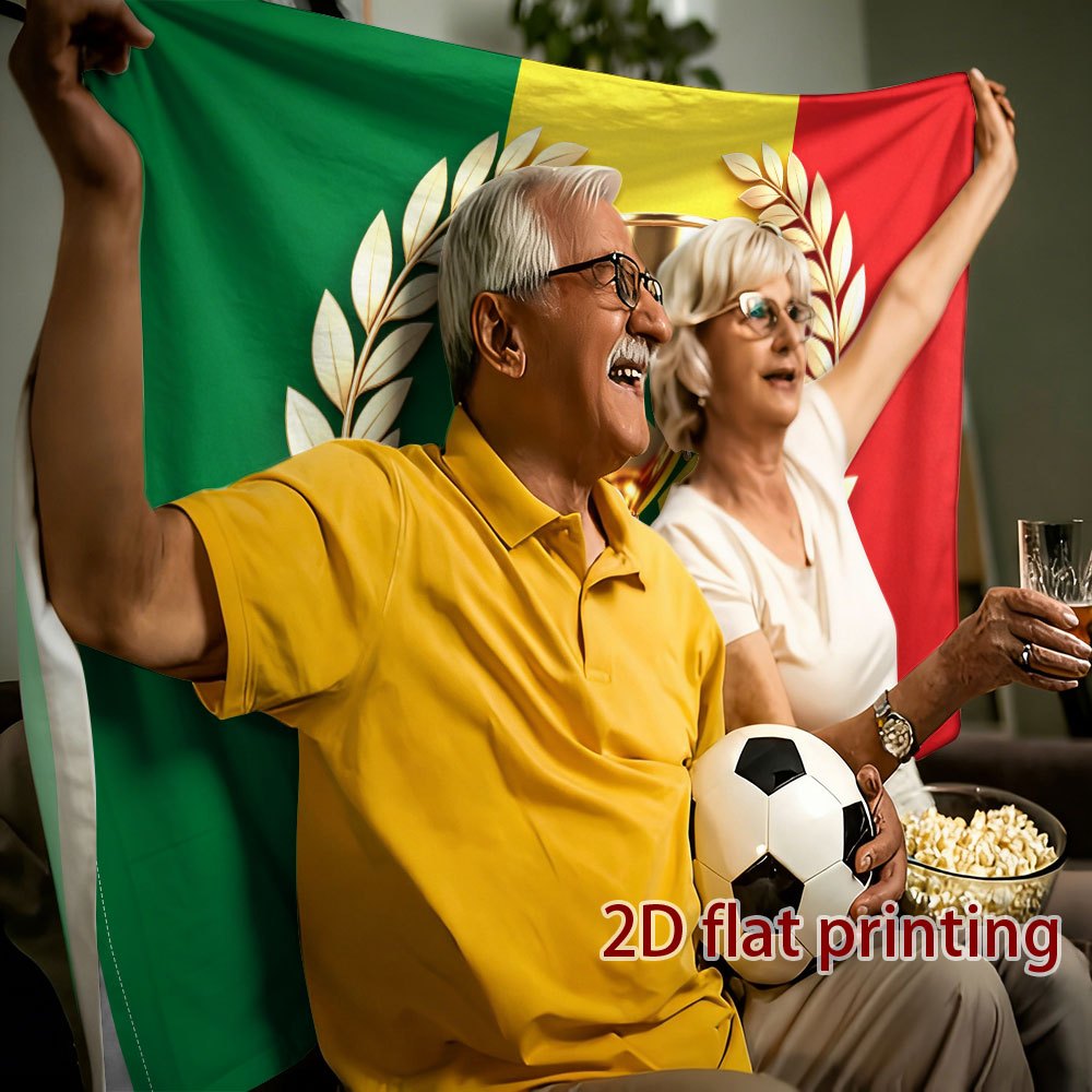 Senegal Football Fan Banner - Polyester, Single-Sided Print