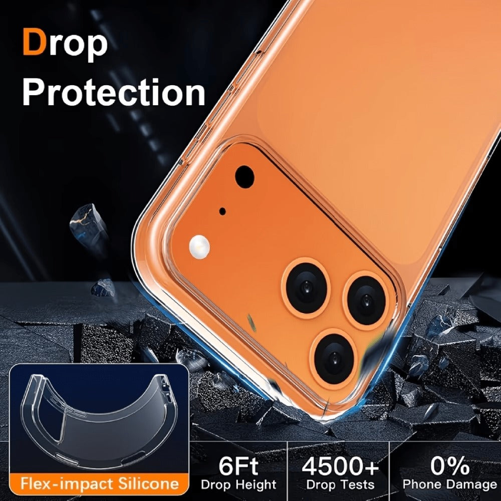2pcs iPhone 18/17 Pro Max TPU Case and Aluminum Camera Protector