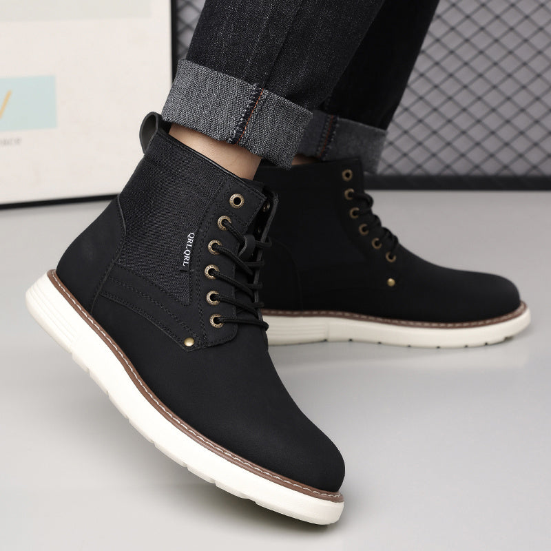 Men's British Style Soft Sole Business Casual Leather Boots