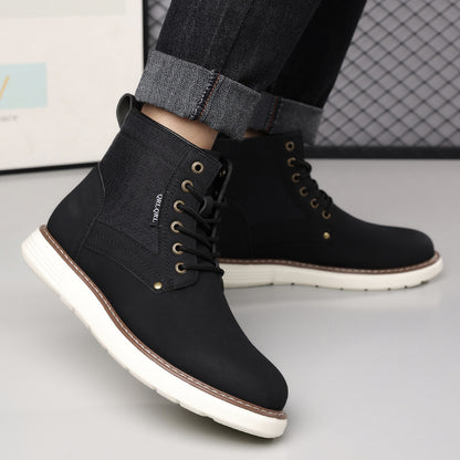 Men's British Style Soft Sole Business Casual Leather Boots
