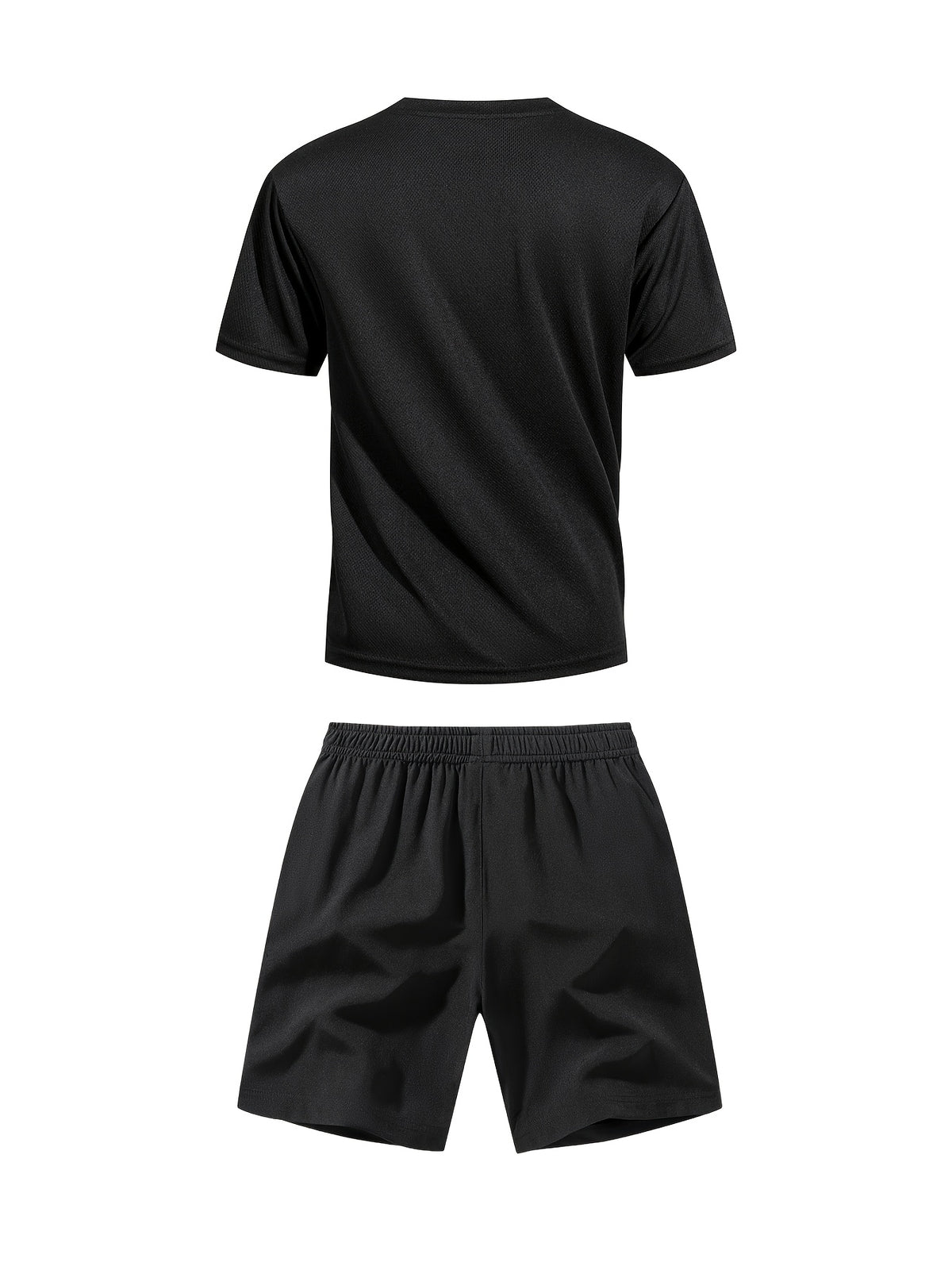 Boys' Quick-Dry Summer Shirt & Shorts Set with Reflective Strips