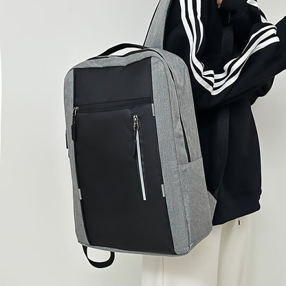 Three-piece minimalist computer backpack set, consisting of a lightweight shoulder bag, chest bag, and wallet, suitable for daily commuting and business use