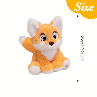 Illuminated Plush Fox Toy – Cuddly Stuffed Animal Featuring LED Light, Adorable Night Light for Room Decoration & Comfort Gift