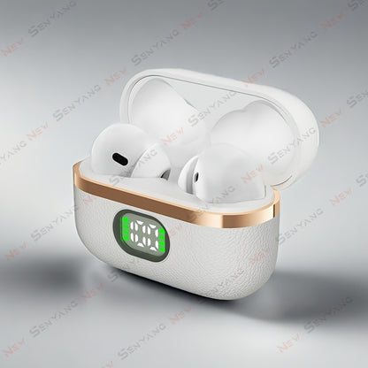 2025 New Style True Wireless in-ear sports music headset mini Earbuds TWS HIFI bass Stereo HD calling Stereo Earphones for Android for iPhone Cellphone gaming Earpieces smart couples headphones, New Senyang