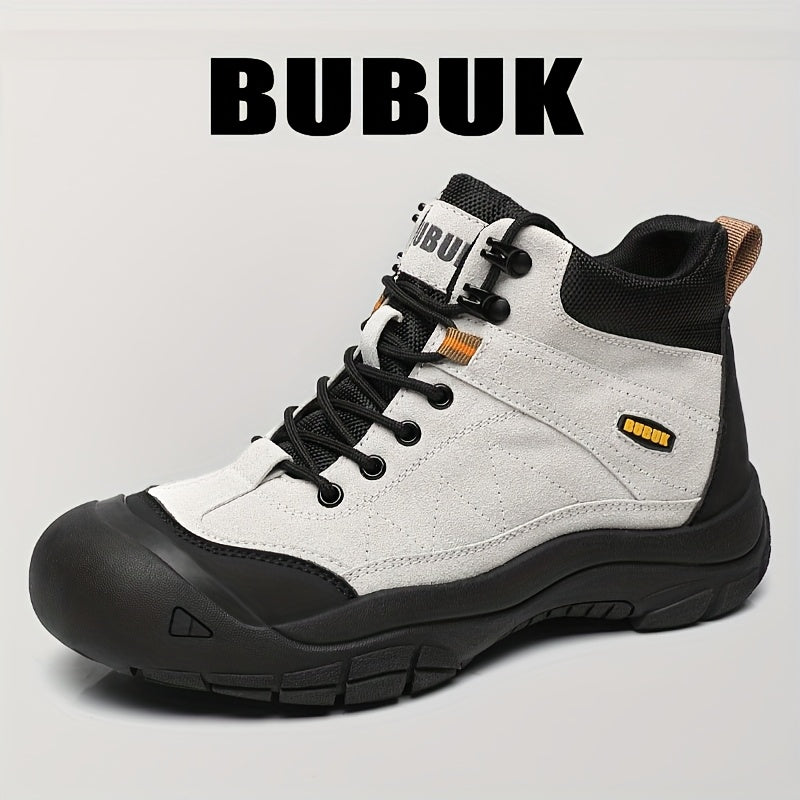 Men's Versatile Mid-Top Lace-Up Casual Outdoor Boots