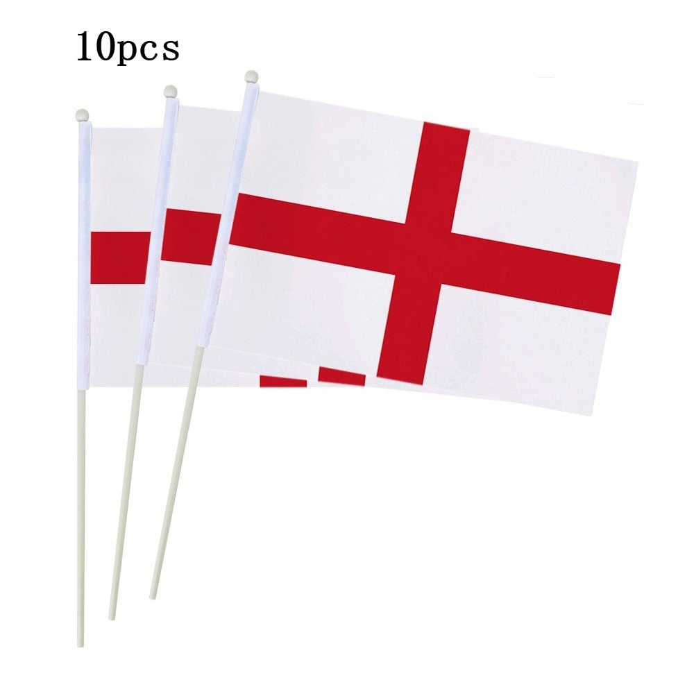 10pcs International Flag Set – Argentina, Brazil, France & More