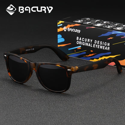 BACURY Polarized TAC Lens PC Frame Casual Unisex Sunglasses