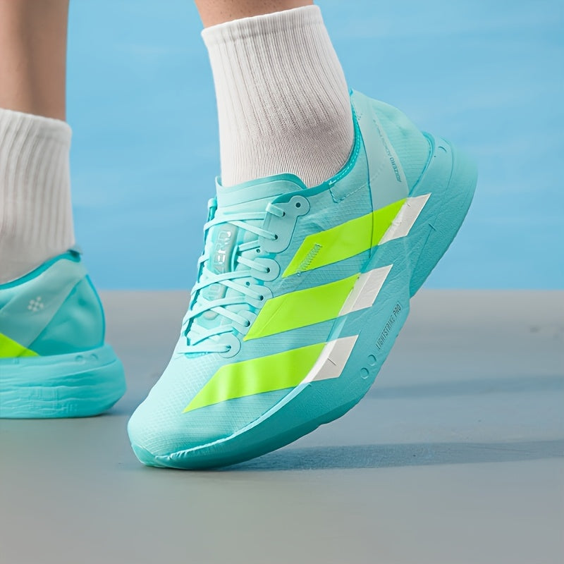 Men's Adidas Adizero Racing Sneakers in Bright Teal for Training