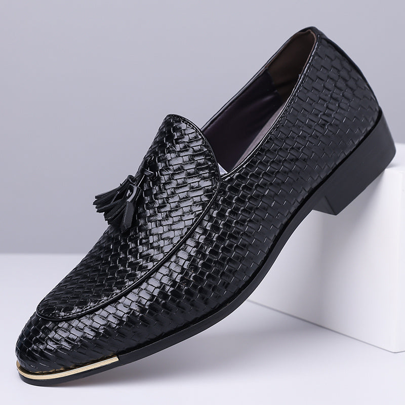 Men's Classic Tassel Loafers - Casual & Business Slip-On Shoes
