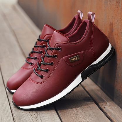 Men's All-Season Business Casual Lace-Up Shoes, Large Size