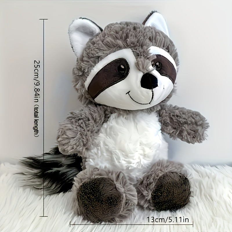 Kawaii Gray Sloth Plush Toy Kawaii Sloth Stuffed Animal Toy Soft Plush Raccoon Doll Great Birthday Gift Home Room Decorations