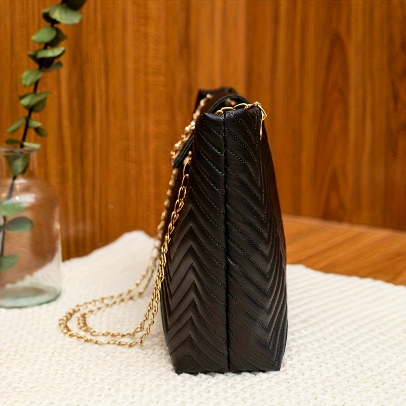 New Stylish And Minimalist Shoulder Bag, Crossbody Bag with a High-Quality Feel, Cute College Style, Versatile for Everyday Commuting And As a Makeup Bag