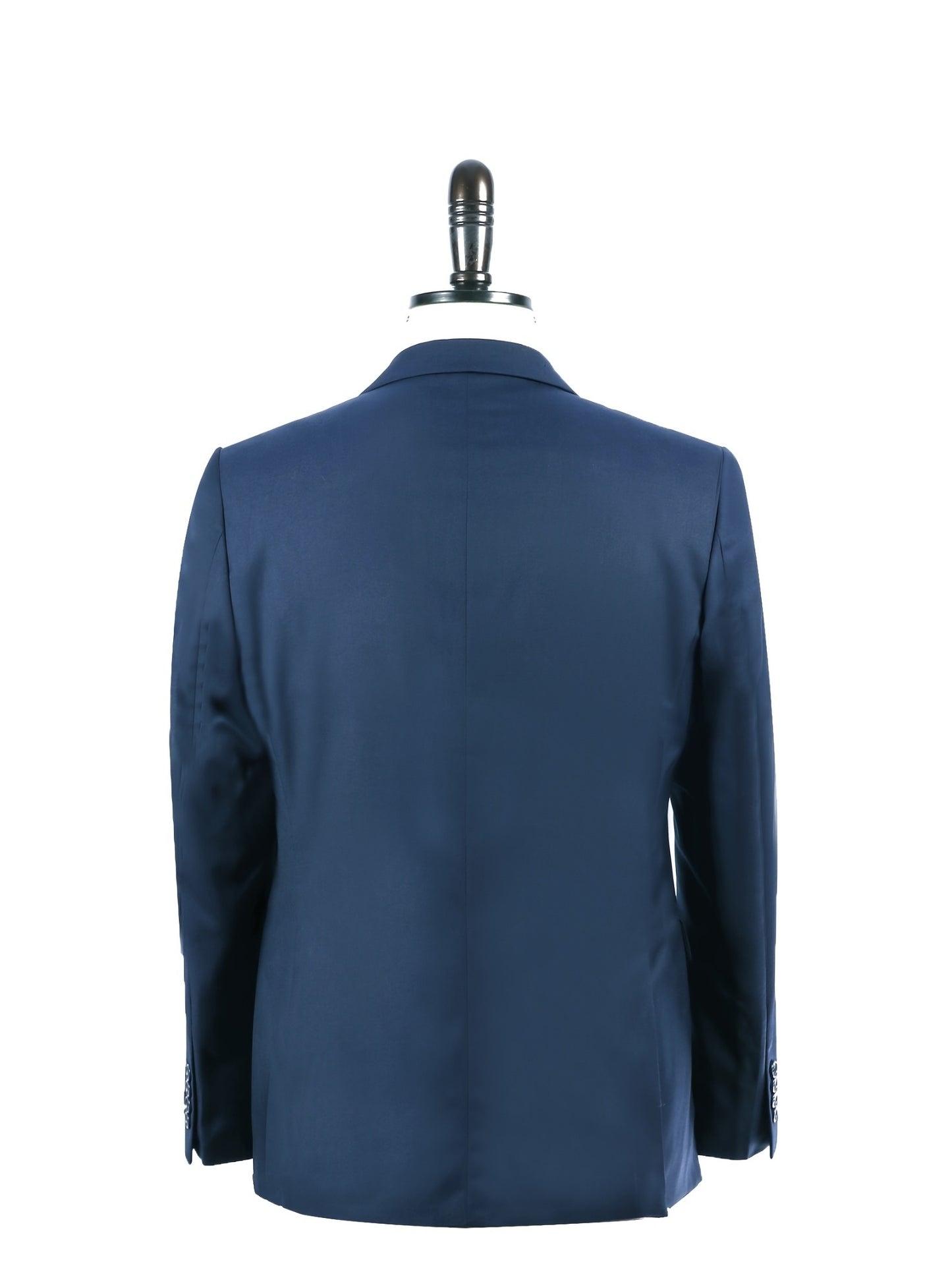 Men's Solid Color Work Suit Set with Vest and Pants