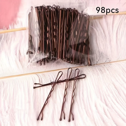 Wavy Alloy Hair Clips for Women - Elegant Styling Accessories