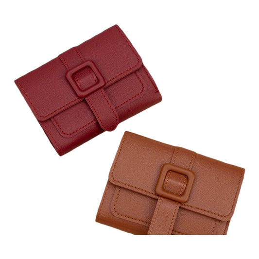 New Women's Wallet, Short Solid Color Card Bag, Spring Women's High-quality Wallet, Cross-border Coin Purse, Female/When Participating in Formal Social Activities Such as Dinners and Weddings, Bags Can Enhance the Gorgeousnes