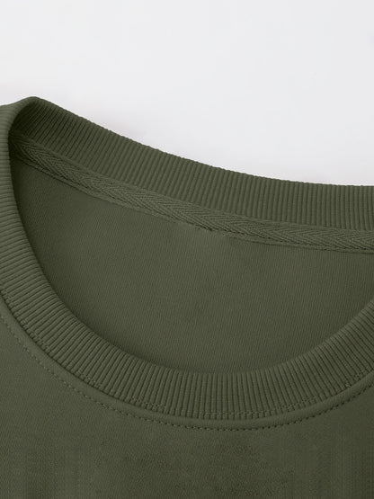 Men'S Happy New Year Sweatshirt - Light Grey with Orange Lettering - Regular Fit Crewneck Pullover for New Year'S Eve, NYE Parties & Casual Attire - Non-Permanent Celebration Sweater for Everyday & Special Occasions, New Year