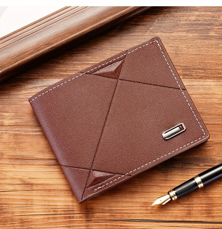 Men's Short Wallet, Multi-card Card Holder, Bifold Wallet Money Clip Coin Purse, Gift For Men