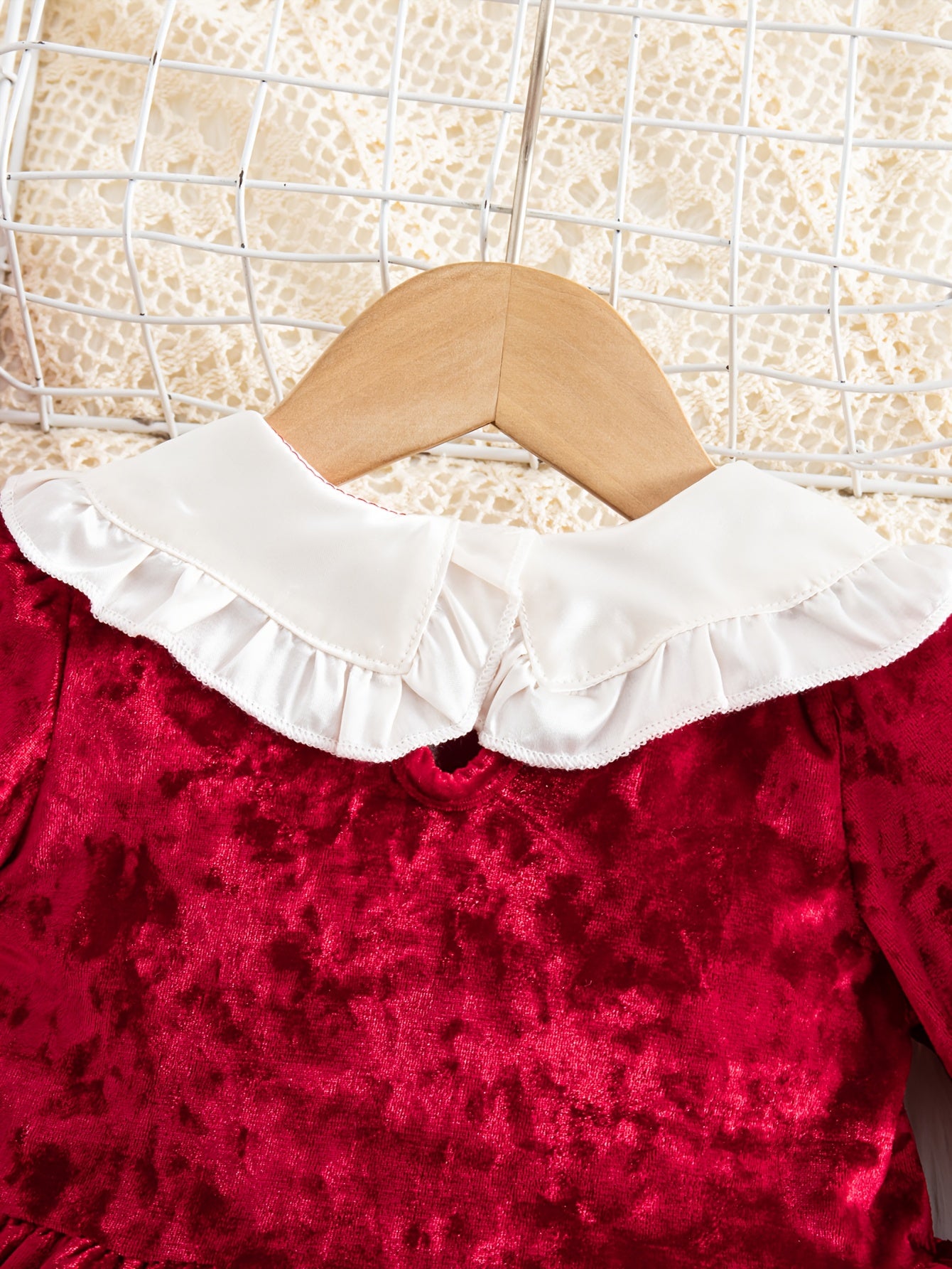 Girls' Elegant Dress with Bow Detail - Cozy Loose Fit Long Sleeve Party Dress for Christmas, New Year'S & Winter Events, Perfect Gift for Youngsters, Christmas Dresses for Girls, Festive Youngsters'S Attire, Soft Texture Appa