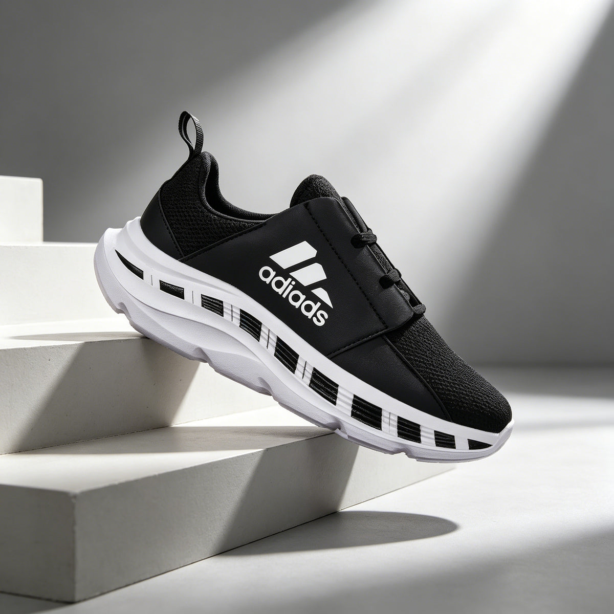 Lightweight Casual Sports Shoes with Cushioned Platform Sole
