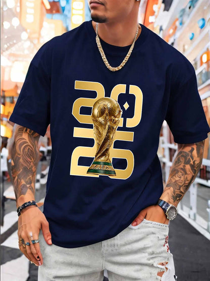 Men's FIFA World Cup 2026 Mesh T-Shirt Casual Sporty Style