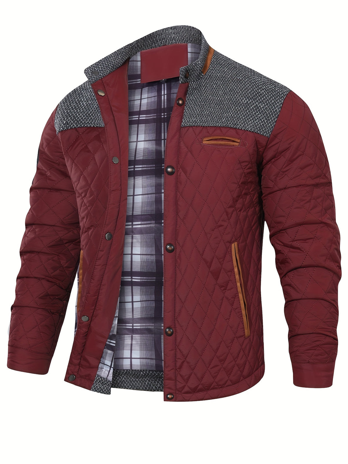 Men's Lightweight Warm Polyester Baseball Jacket for Hunting