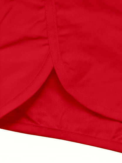 Men's Casual Quick-Dry Beach Shorts with Elastic Waistband