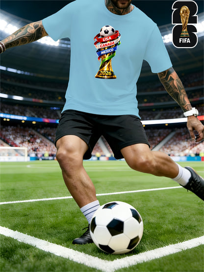 Men's FIFA 2026 World Cup Casual Soft Breathable T-Shirt