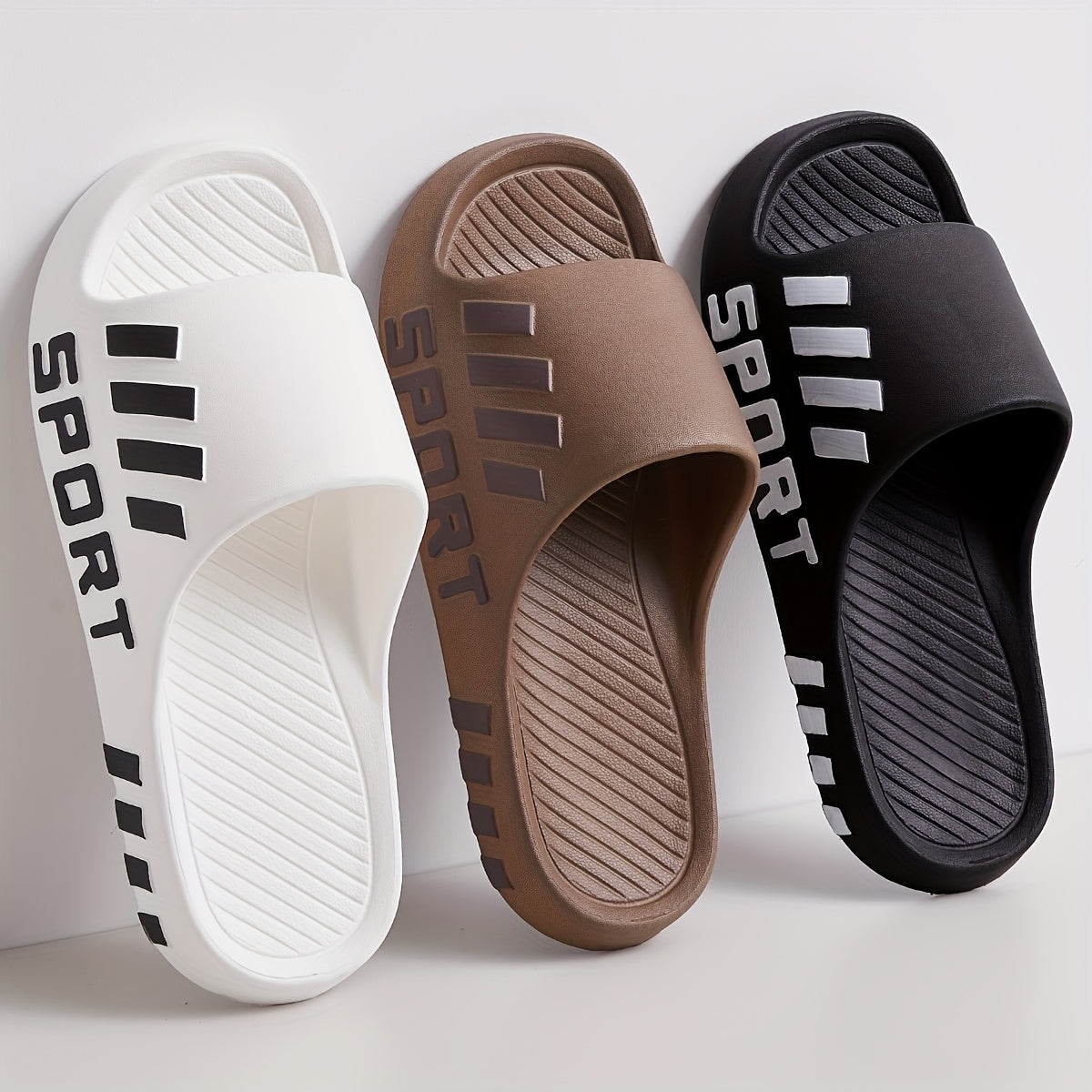 Men's Casual Sports Slippers Slip-On EVA Anti-Slip All-Season