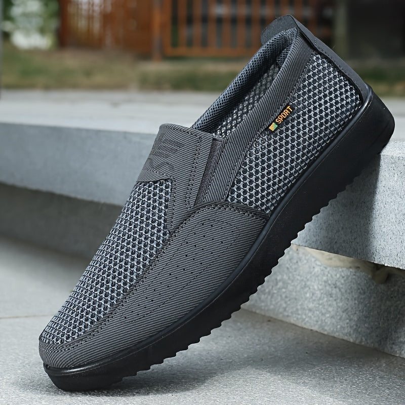 Men's Breathable Slip-On Casual Large Size Sneakers - ayq
