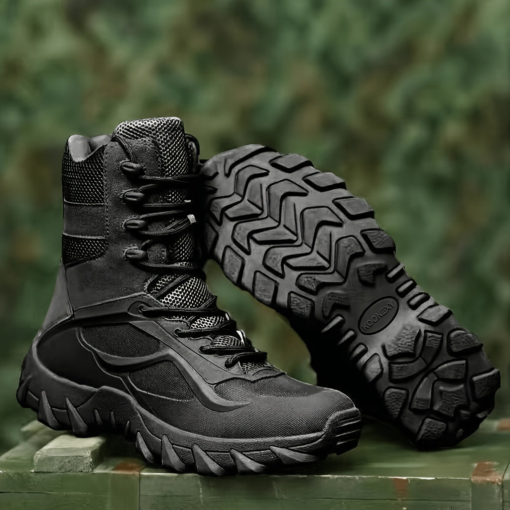 Men's Lightweight Breathable Hiking Boots with Anti-Slip Sole