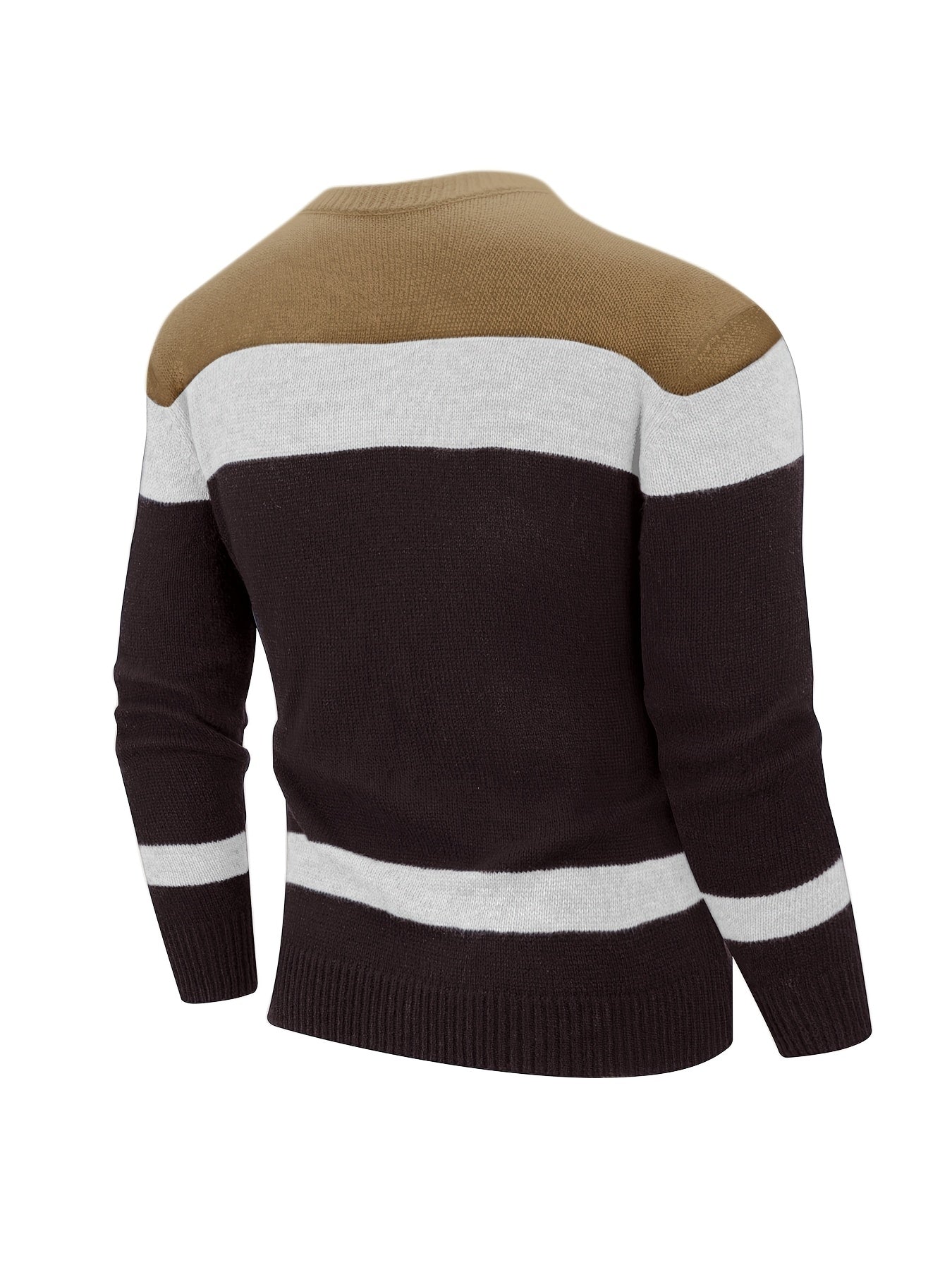 New Fashion Versatile Casual Men's Knit Pullover