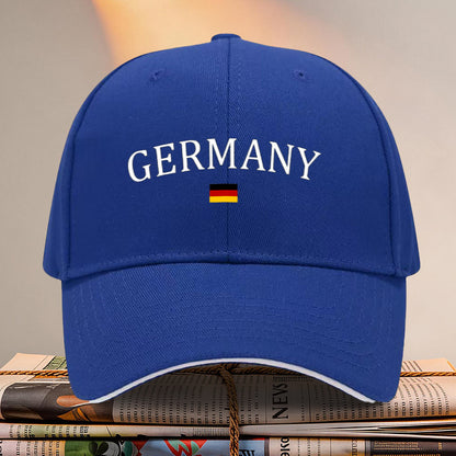 Adjustable German Flag Baseball Cap Lightweight Casual Hat