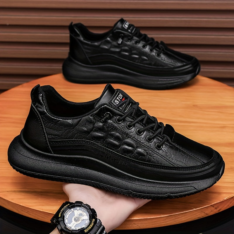 [sneakers] 2025 Men'S New Spring And Autumn Fashion Versatile Soft-Soled Casual Shoes Trendy Outdoor Sports Skate Shoes - ayq