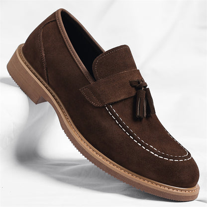 Men's Stylish PU Loafers Casual Dress Shoes for All Seasons