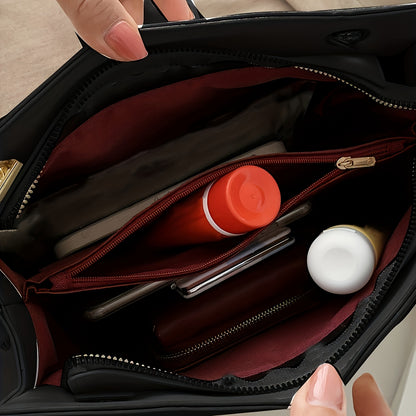 Women'S Vintage Classic Quilted Shoulder Bag, Stylish Chain Crossbody Bag, Easy Casual Commuting Tote