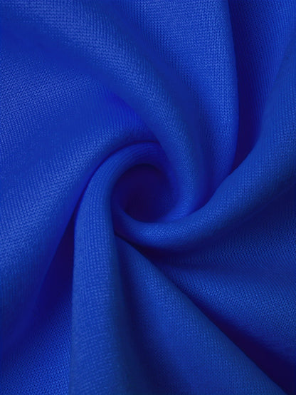 Men's Letter Print Contrast Color Baseball Jacket