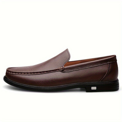 Men's Casual Slip-On Microfiber Loafers for Spring and Fall
