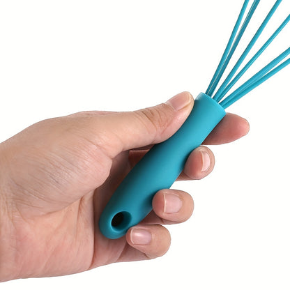 1pc/4pcs Silicone Mini Whisk - Perfect for Adults - Ideal for Blending, Whisking, Beating, And Stirring - Essential Baking Tool And Kitchen Gadget - Back to School Supply - for Baking Enthusiasts & St
