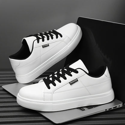 Men's Low-Top Sneakers with Cushioned Sole & Letter '' - - Urban Hiking Shoes Suitable for Daily Wear, Outdoor, Commuting - Lightweight Round-Toe Casual Sports Footwear - ayq