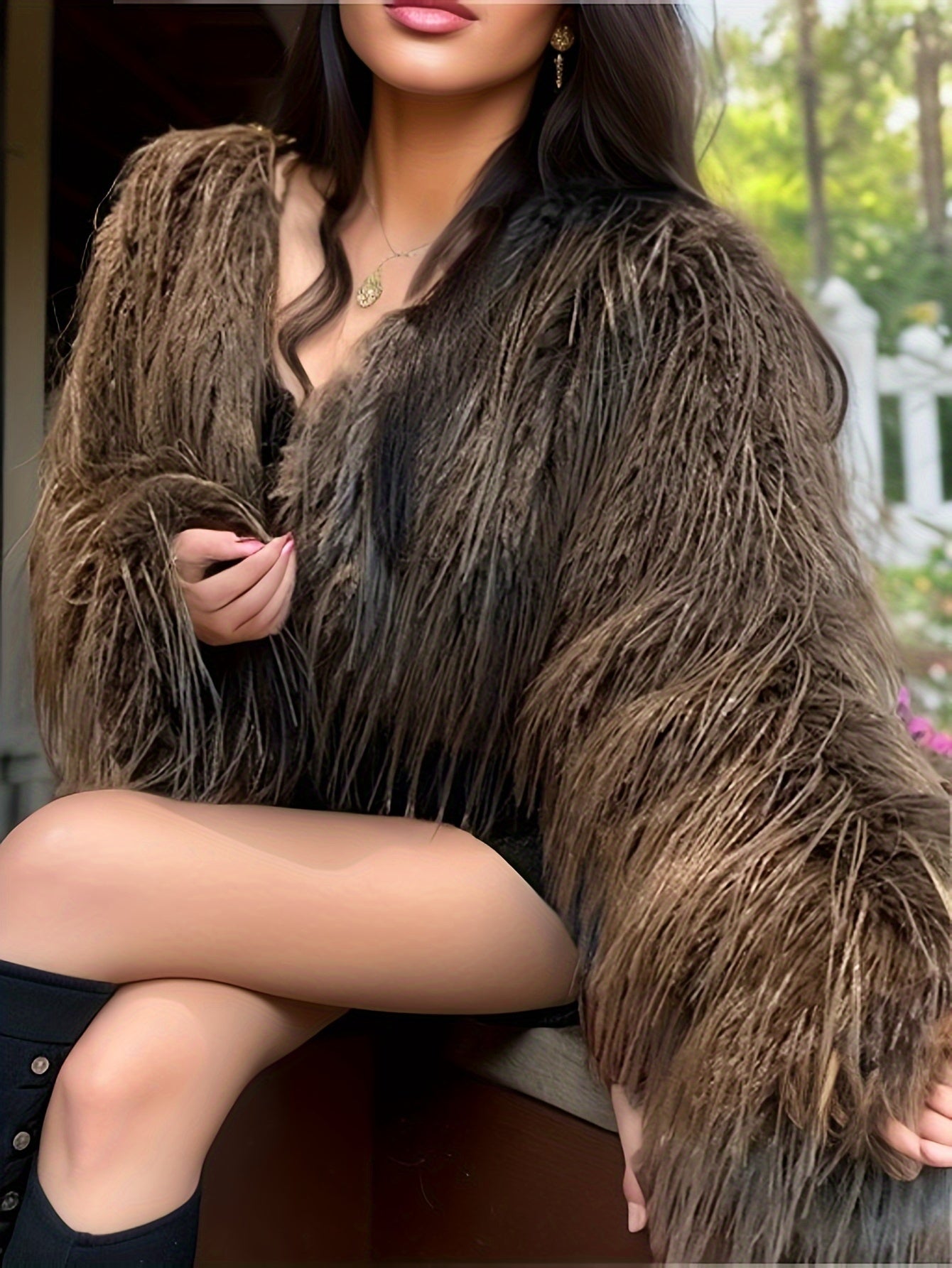 Targeted Yudomi Faux Fur Short Coat for Women