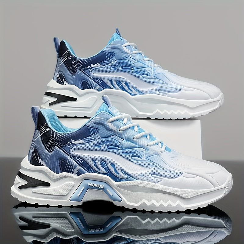 Men's Low-Top Skate Shoes - Breathable PU/Fabric Upper, EVA Cushioned Insole  Durable PVC Sole - Lace-Up Design with Letter Print/Stripes/Solid Colors for Urban Streetwear  Casual Wear
