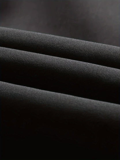 Men's Baseball Jacket - All-Season Zip-Up Coat with Zippered Pockets, Machine Washable Outerwear for Casual & Formal Events - Navy Jacket, Sleek Appearance