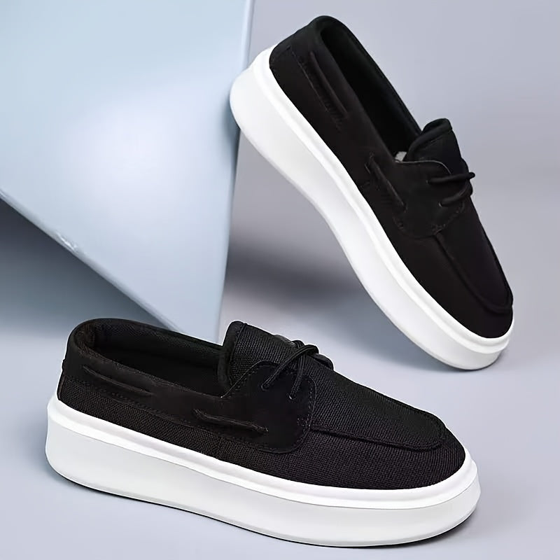 Unisex Breathable Low-Top Height-Increasing Casual Sneakers