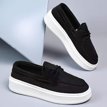 Unisex Breathable Low-Top Height-Increasing Casual Sneakers