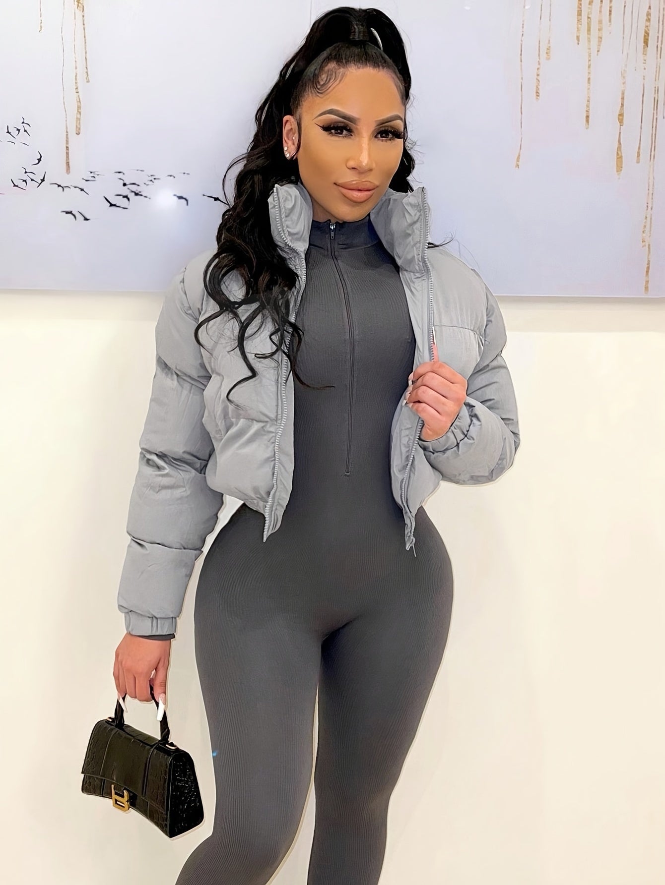 Autumn/Winter European and American Short Women's Jacket